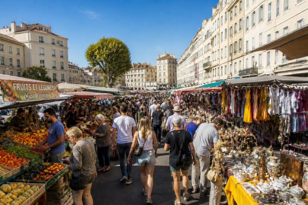 découvrez le marché du prado, le plus grand marché de marseille. guide complet pour profiter pleinement de cette expérience unique : horaires, produits, astuces et conseils pratiques.